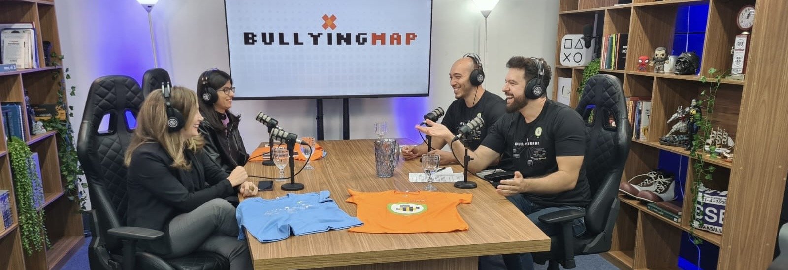 Imagem do espaço do podcast